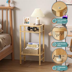 <span class=keywords><strong>Mesa</strong></span> auxiliar estrecha <span class=keywords><strong>de</strong></span> madera pequeña <span class=keywords><strong>de</strong></span> granja, mesita <span class=keywords><strong>de</strong></span> <span class=keywords><strong>noche</strong></span> <span class=keywords><strong>delgada</strong></span> <span class=keywords><strong>de</strong></span> madera, <span class=keywords><strong>mesa</strong></span> auxiliar para espacio pequeño - Product Image 2