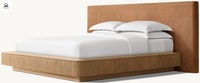Cadre de lit queen style pin meubles de maison minimalisme antique cadre de lit durable en MDF lit king base queen en bois de frêne