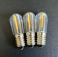 Ampoule LED à filament B19 0,5W E14 230V 2700K avec couvercle en plastique, LED-MINI-E14