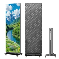 Affiche LED extérieure personnalisée pour centre commercial P1.86 P2 P2.5, signalisation numérique publicitaire portable intelligente à haute luminosité, garantie 3 ans