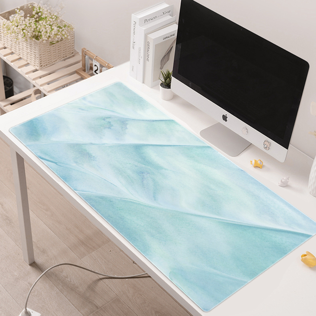 Custom Design Printed Cherry Blossom Large XXL Extended Natural Rubber Microfiber Cloth Gaming Desk Mat Mouse Pad