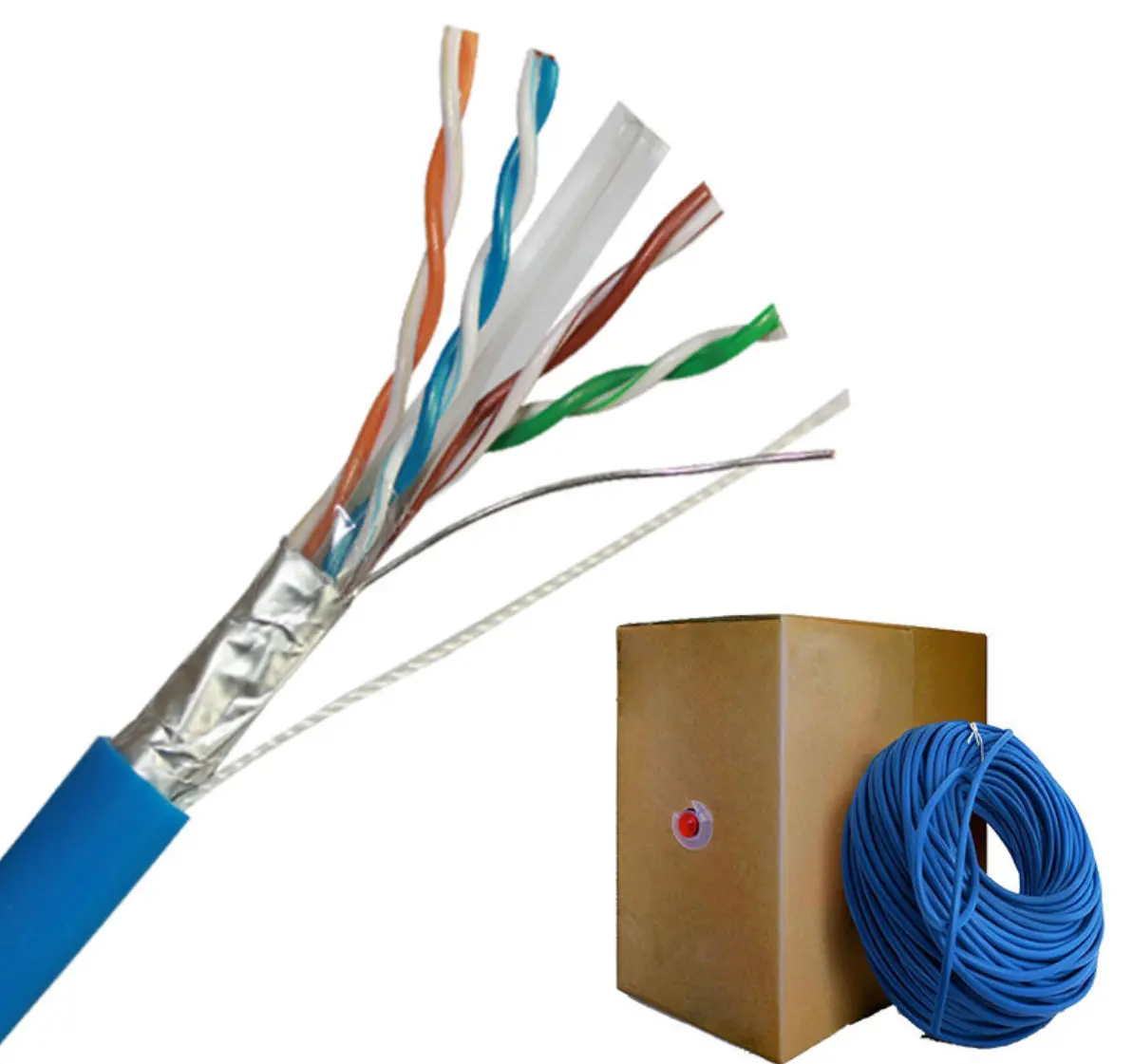 Fabrik preis utp ftp kabel cat 6 pvc netzwerk kabel cat-5E katze-5cat-6 lan kabel