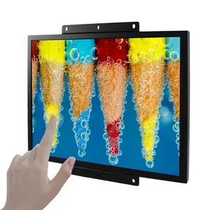 Industrial Resistive Cheap Touch Screen Portable Monitor Hd Mi Vga Dvi 1280X1024 19Inch High Brightness Open Frame Touch Monitor