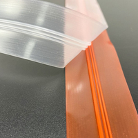 Großhandel luftdichter Kunststoff Klarer transparenter Easy Tear Strip Slider pp pe Reiß verschluss für Snack-Tasche