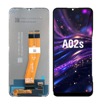Rakitan Layar LCD untuk A02S Hitam TFT Layar Sentuh 6.8"/6.7" Pengganti Tanpa Bingkai dengan Garansi 1 Tahun