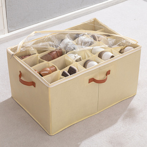 Hộp đựng giày lật nhiều ngăn mở rộng hộp đựng giày trong suốt đựng giày chống bụi ngăn chứa lớn - Product Image 4