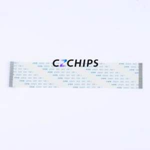 HX FFC-1.0-30P-150mm FFC Cable (Flexible Flat Cable) P=1mm Connector 30P 1mm 0.3mm Non-Inverting - Product Image 1