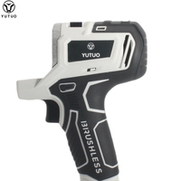 YUTUO Outils électriques sans fil professionnels 18V, kit de perceuse 12 en 1, têtes multifonctions, ensemble d'outils, boîte de rangement rigide pour bricolage