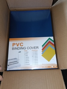 Trong suốt rõ ràng cứng nhắc văn phòng phẩm A4 <span class=keywords><strong>PVC</strong></span> Bìa PP ràng buộc Bìa xoắn ốc cuốn sách ràng buộc nhựa A3 Pet tấm da cho máy tính xách tay - Product Image 3