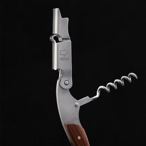 Tire-bouchon en bois blanc ouvre-bouteille de vin et de bière en palissandre de conception élégante professionnelle - Product Image 1