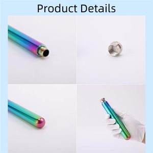 Botella de Acero Inoxidable con Forma de Cigarro, de 1.5 oz, con Fondo Redondo Largo, para Venta al Por Mayor - Product Image 5