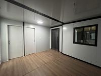 Maison conteneur pliable et extensible préfabriquée sur mesure de 20 pieds, 2 ou 3 chambres, maison mobile avec cuisine, style moderne du milieu du siècle