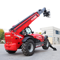 Nouveau chariot télescopique tout-terrain certifié CE de 14 m, 3 tonnes, diesel, avec bras télescopique pour la construction et la vente au détail