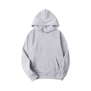 Sudadera con capucha de algodón grueso, talla grande, impermeable, con forro, diseño de bolsillo canguro, para hombre, corte holgado, lista para personalizar. - Product Image 1