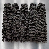 Cheveux vierges bouclés bruts vietnamiens et birmans, non traités, cuticules alignées, lots de cheveux humains vierges, vente en gros de lots de cheveux bruts de grade 15A