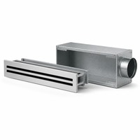 Diffuseur linéaire à fente avec boîtier de plénitude en aluminium pour alimentation en air de plafond HVAC