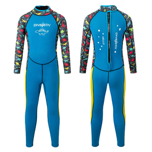 Traje de <span class=keywords><strong>Neopreno</strong></span> de 3mm con Cremallera Trasera, Térmico, de <span class=keywords><strong>Cuerpo</strong></span> <span class=keywords><strong>Entero</strong></span>, con Diseño de Dinosaurios, Impermeable, Transpirable, Anti-UV, Unisex, para Niños, para Natación, Buceo y Surf - Product Image 2