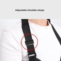 Attelle de bras réglable et respirante, support universel pour épaule, immobilisateur de poignet, coude et avant-bras