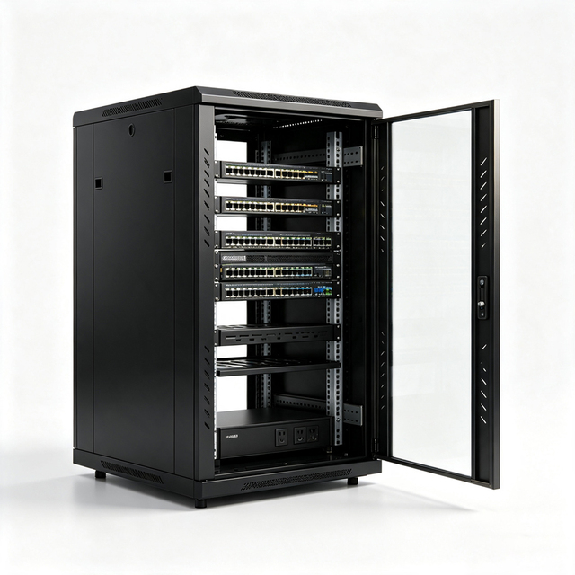 Custom Liquid Cooled 42U High Density AI Data Center Laser Cutting Bending Service Server Cabinet Sheet Metal Rack ISO9001
