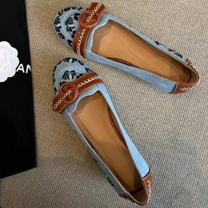 <span class=keywords><strong>Scarpe</strong></span> Basse da Donna in Denim con Cinturini e Fibbia, Modello Mary Jane Slip-On, Produzione Personalizzata - Product Image 1