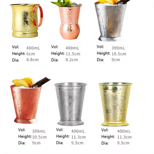 गर्म बिक्री 400 एमएल 530 मिली गर्म स्टेनलेस स्टील कप तांबे के लिए सोने की प्लेटिंग और हैंडल के साथ गर्म बिक्री - Product Image 3