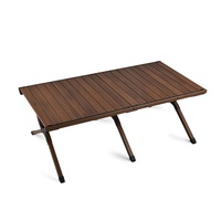 Table pliante carrée Qisu Egg Roll 2 places en alliage d'aluminium pour camping et pique-nique en extérieur, ensemble complet portable IGT