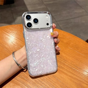 เคสโทรศัพท์มือถือลายหัวใจ IMD PC สีรุ้ง สำหรับ iPhone 17 Air 16 15 14 Pro Max  แบบกลิตเตอร์วิบวับ  ฝาหลัง TPU ป้องกันเลนส์ - Product Image 4