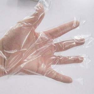 100 pièces de qualité alimentaire PE gants jetables universel cuisine travail jardin Protection Latex gants de vaisselle - Product Image 4