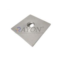 Plaque d'ancrage en acier galvanisé de qualité supérieure pour l'ingénierie de construction, sur mesure SDA