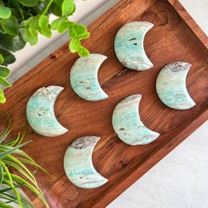 Piedra Lunar Natural de Aragonita Azul de Alta Calidad al por Mayor para Decoración - Product Image 1