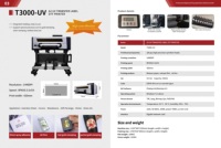 Eizoulyn Titanjet UV DTF Imprimante A2 Feuille Dtf Autocollant Rouleau à Rouleau Intégration Machine à plastifier automatique Foilprinter