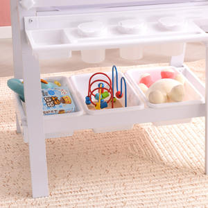 لوح رسم خشبي من إيدولاند ذو وجهين قابل للتعديل، لعبة رسم تعليمية مبكرة للأطفال - Product Image 4