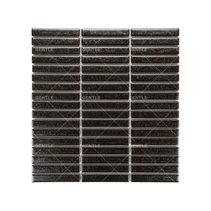 <span class=keywords><strong>Mosaico</strong></span> de Porcelana Metálica Bronceada de 15*98MM con Efecto Kiln-Change para Barra Industrial <span class=keywords><strong>Vintage</strong></span>, Decoración de Pared de Pub, <span class=keywords><strong>Mosaico</strong></span> Cerámico - Product Image 6