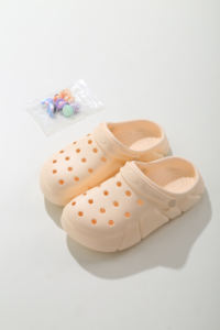 Çocuk açık plaj takunya kaymaz yumuşak bebek terlik düz yaz Sandal kids 'toptan erkek bebek terlik karikatür yengeç - Product Image 4