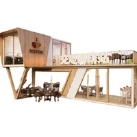Maison de conteneur préfabriquée en acier, contemporaine, modulaire, en kit, imperméable, écologique, anti-corrosion, durable, légère, pour bureau