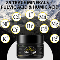 Acentiallabs Original Or Shilajit Complément Multi-Minéraux Acide Fulvique Résine de Shilajit Pure Himalaya pour le Soutien Immunitaire