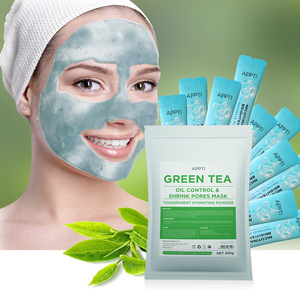 Masque facial en poudre de gelée de thé vert à la rose <span class=keywords><strong>APPTI</strong></span> Diy Spa, collagène, vitamine C, masque facial en caoutchouc à décoller - Product Image 4