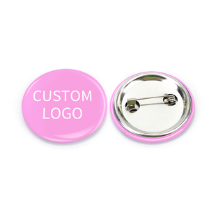 Nueva llegada <span class=keywords><strong>2025</strong></span> impresión personalizada Pin botón Logo estaño botón insignia Vierge - Product Image 4