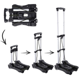 Carretilla Total 2 en 1, Carretilla con Escalera, Carretilla de Mano, Plataforma para Muebles - Product Image 4