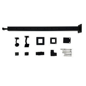 Sistema de barandilla de acero inoxidable Poste de barandilla de cable de acero inoxidable Poste de barandilla de vidrio Negro mate - Product Image 6