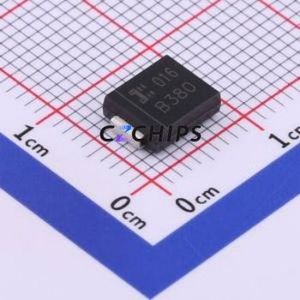 ไดโอดชอทท์กี้ไดโอดแบบ DO-214AB SMC B380-13-F ของแท้ชิ้นส่วนอิเล็กทรอนิกส์ - Product Image 1