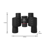 Binoculares Compactos 10x30 de Alta Potencia con Prisma Porro, Telescopio Óptico para Adultos y Niños, Observación de Aves, Viajes, Senderismo, Conciertos