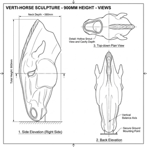 Estatua <span class=keywords><strong>de</strong></span> Cabeza <span class=keywords><strong>de</strong></span> Caballo <span class=keywords><strong>de</strong></span> Bronce <span class=keywords><strong>de</strong></span> Tamaño Real con Patina Multidimensional, Escultura Animal para Patio o Jardín - Product Image 5