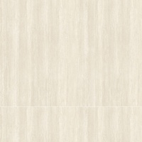 Losa de Piedra Sinterizada de Travertino Beige Italiano de 12 mm, 1200x2700 mm, con Vetas Pulimentadas en Forma de Libro, para Diseño de Paredes de Ducha