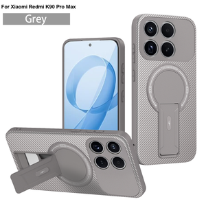 Funda para Teléfono con Textura de Fibra de Carbono Lichicase para <span class=keywords><strong>Xiaomi</strong></span> 17T 17T <span class=keywords><strong>Pro</strong></span>, Soporte Invisible, Cubierta Trasera Magnética para Móvil - Product Image 3