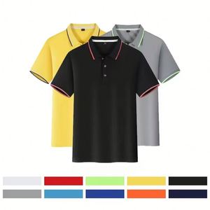 Polo de golf vierge pour sublimation pour hommes, personnalisable avec logo brodé, vente en gros - Product Image 3