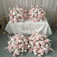 Boules de fleurs artificielles en soie romantiques IFG Factory, 50 cm, rose, fleurs artificielles pour les événements de mariage