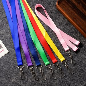 Custom Colorful Eco-Friendly <b>Polyester</b> <b>Lanyard</b> with Lobster Clasp for ID Badge Key Chain Neck Strap Silk Screen Printed Logo - Product Image 1