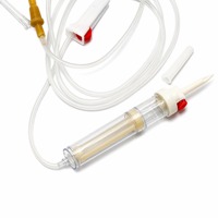 Ensemble de perfusion à burette de haute qualité certifié CE ISO, classe III, filtre à liquide, stérile, jetable, pour usage unique