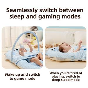 Coussin de couchage incliné pliable pour nouveau-nés, anti-sursaut, apaisant, biomimétique, favorisant le sommeil et la prévention du réveil, aide au sommeil - Product Image 4